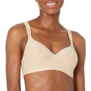 Bali Women's Comfort Revolution Convertible Wireless Bra 3463 Beige Nude 34C